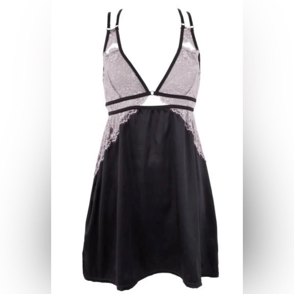 Bluebella black saltem chemise nightie NWT size US XS (4)
